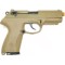 Front Firing Replica P4 9mm Automatic Blank Firing Gun Desert Sand Finish