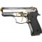 Dicle 8000 9mm Front Firing Blank Gun Semi Automatic - Chrome/Gold/Engraved