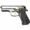 Dicle 8000 9mm Front Firing Blank Gun Semi Automatic - Chrome/Gold
