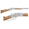 M1873 LEVER ACTION WESTERN RIFLE ENGRAVED SILVER FINISH