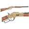 M1873 LEVER ACTION WESTERN RIFLE ENGRAVED BRASS FINISH